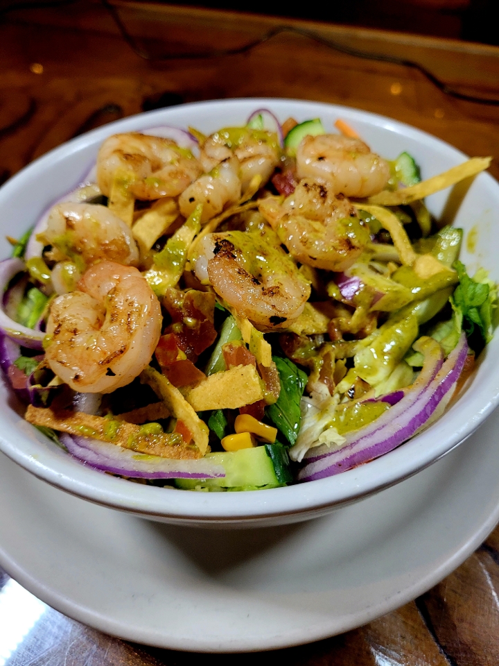 Ensalada De Camarones Asados