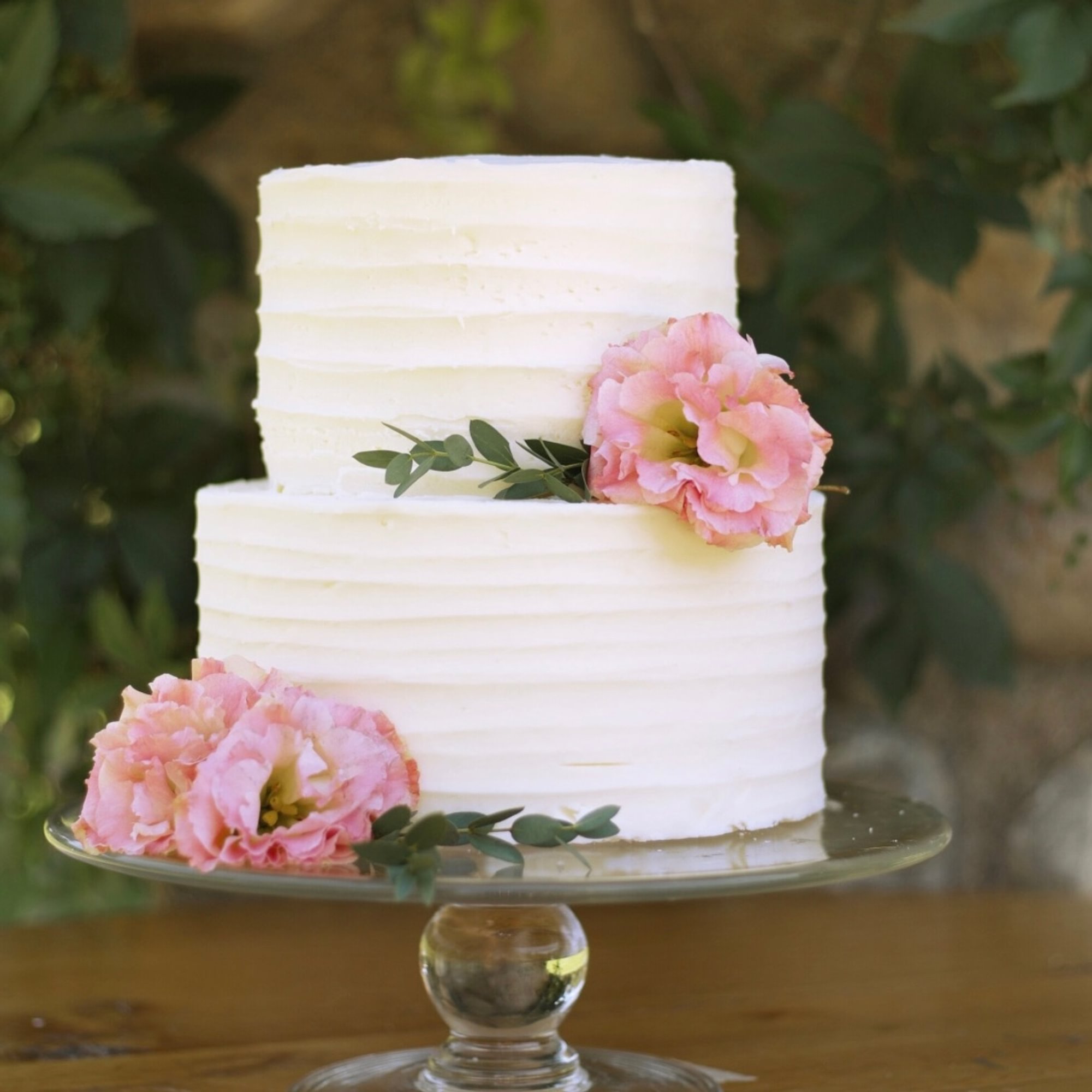 Fruit Bavarian Wedding Cake - $8.99 per person starting 45 people