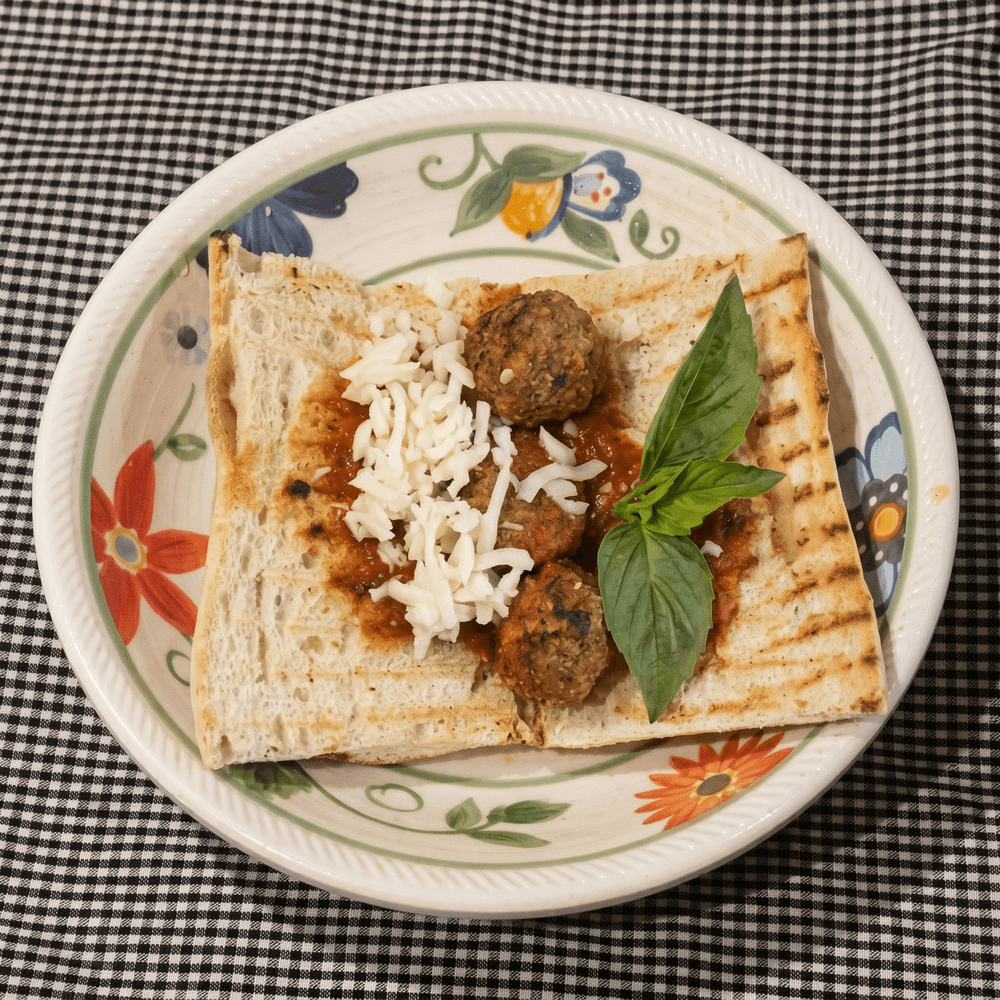 Mini Meatball Hero with Mozzarella