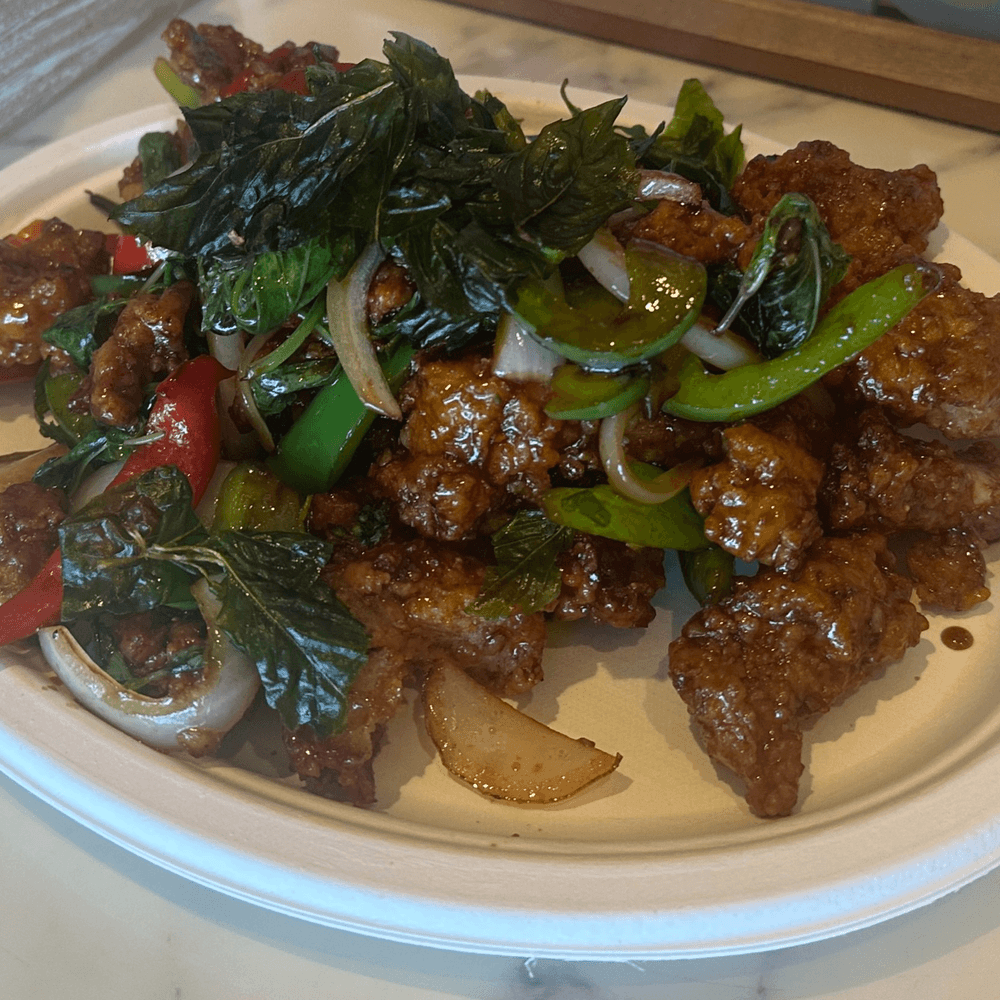Crispy Basil Chicken (Lunch Combo)