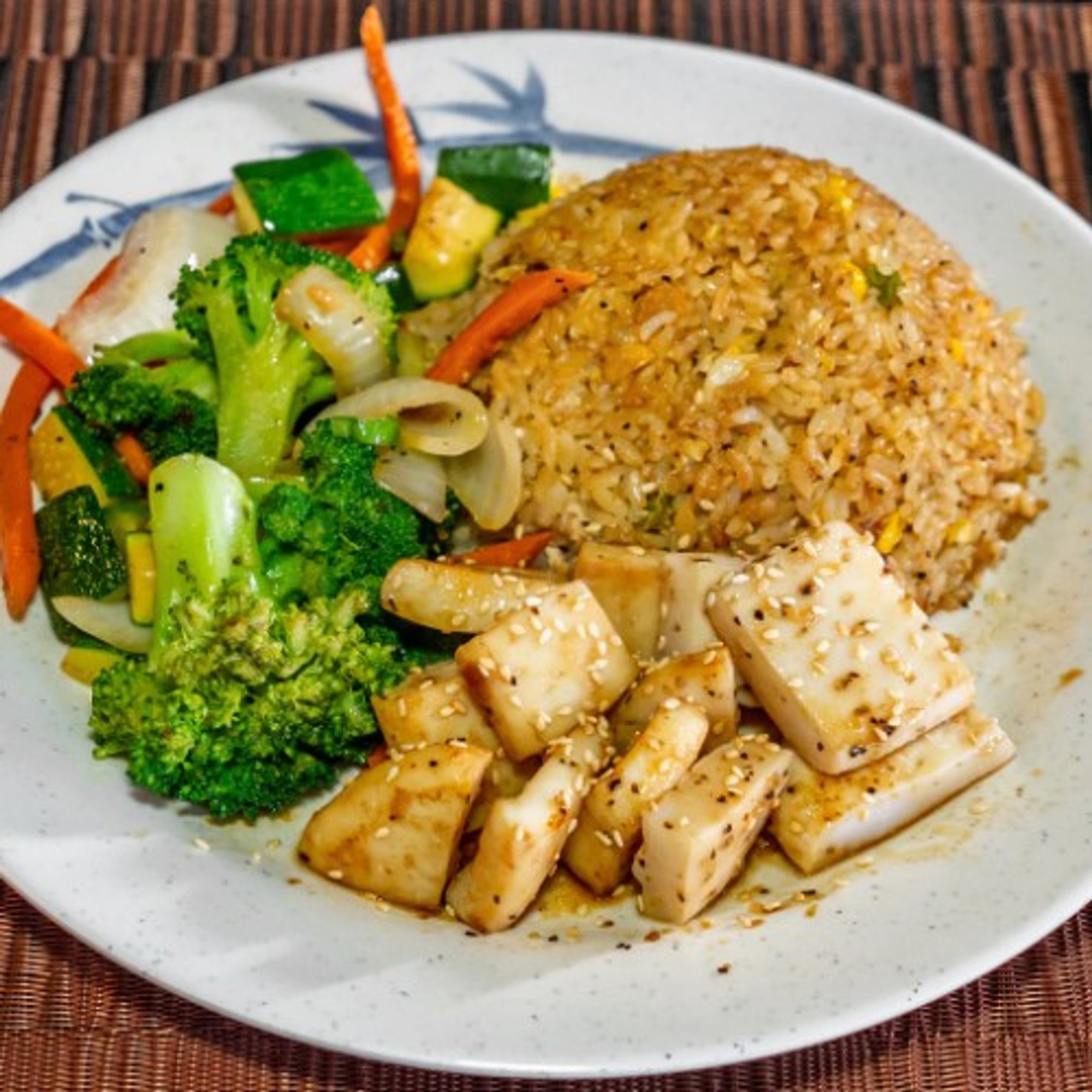 Hibachi Calamari Dinner