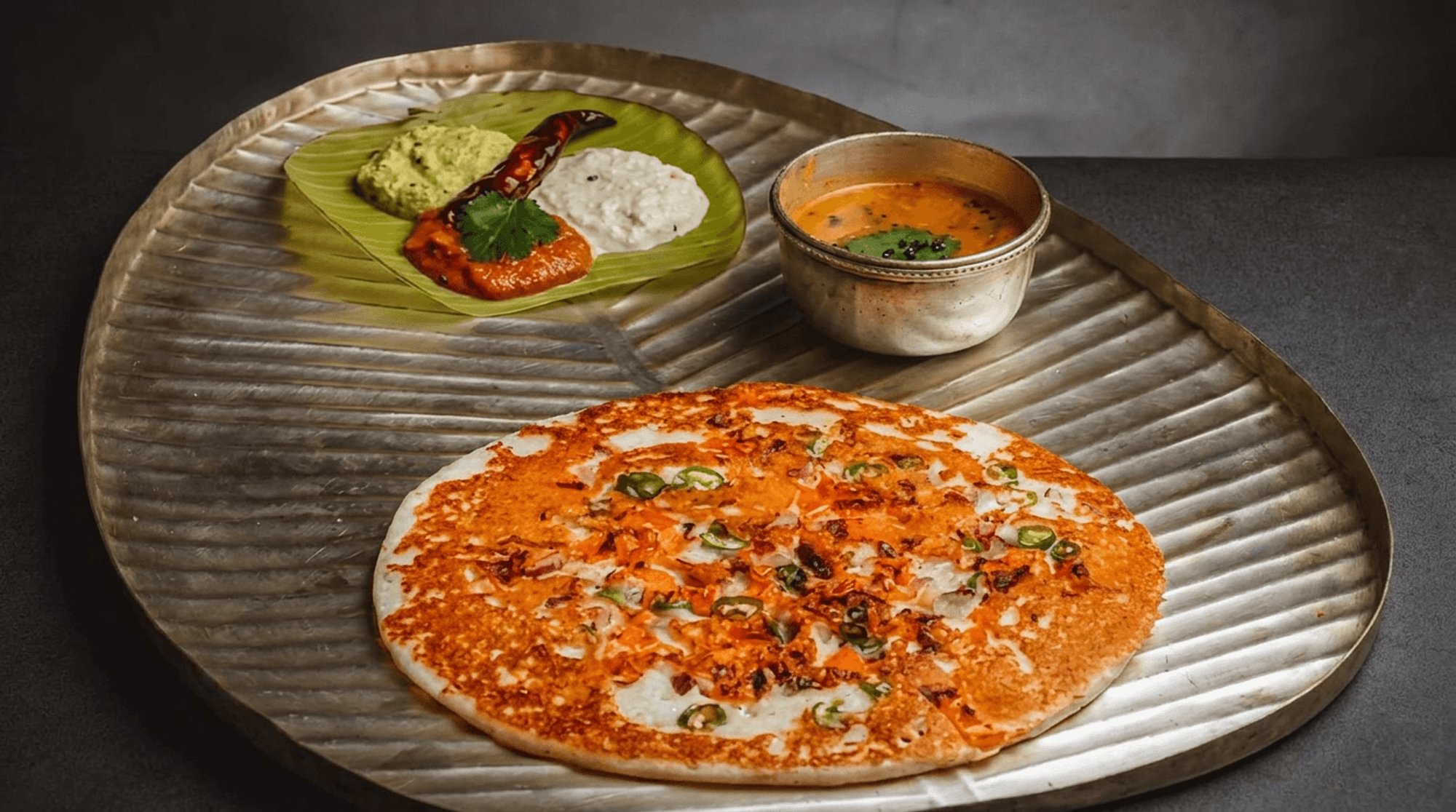 Onion Tomato Uthappam