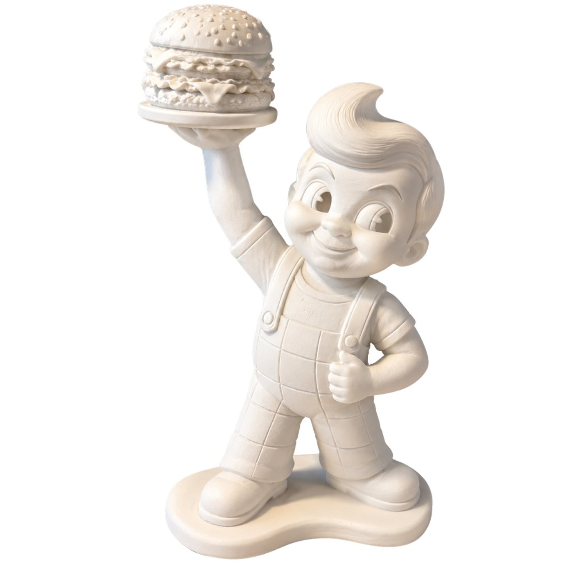 Big Boy Small Figurine White