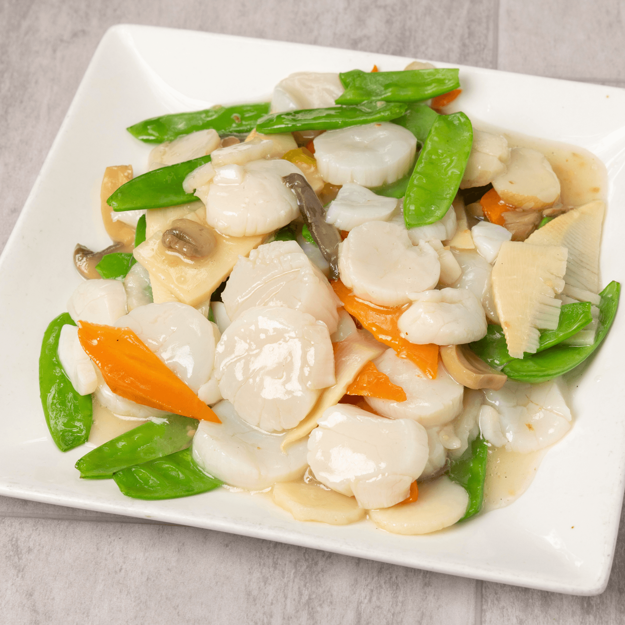 Sautéed scallops (lunch) / 清炒干贝(午)