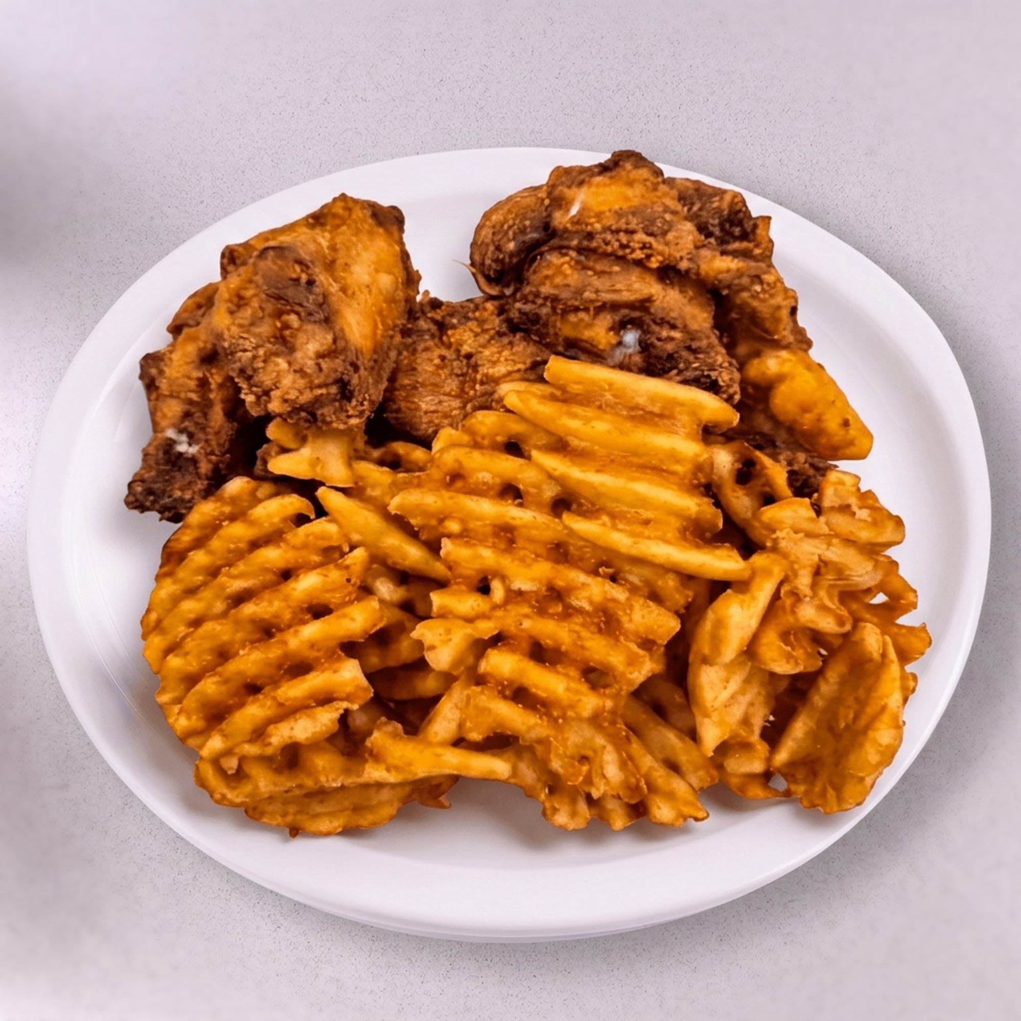 12 Piece Wings W. Fries
