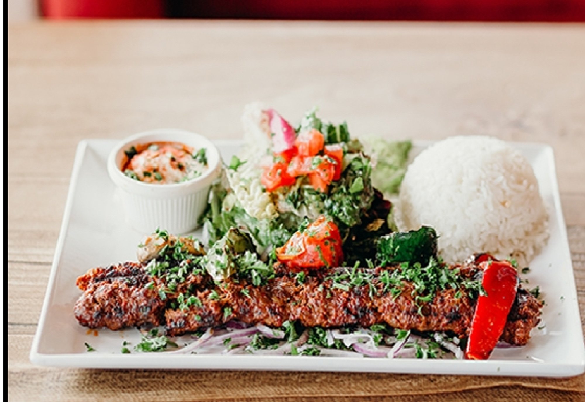 Adana Kebab Plate