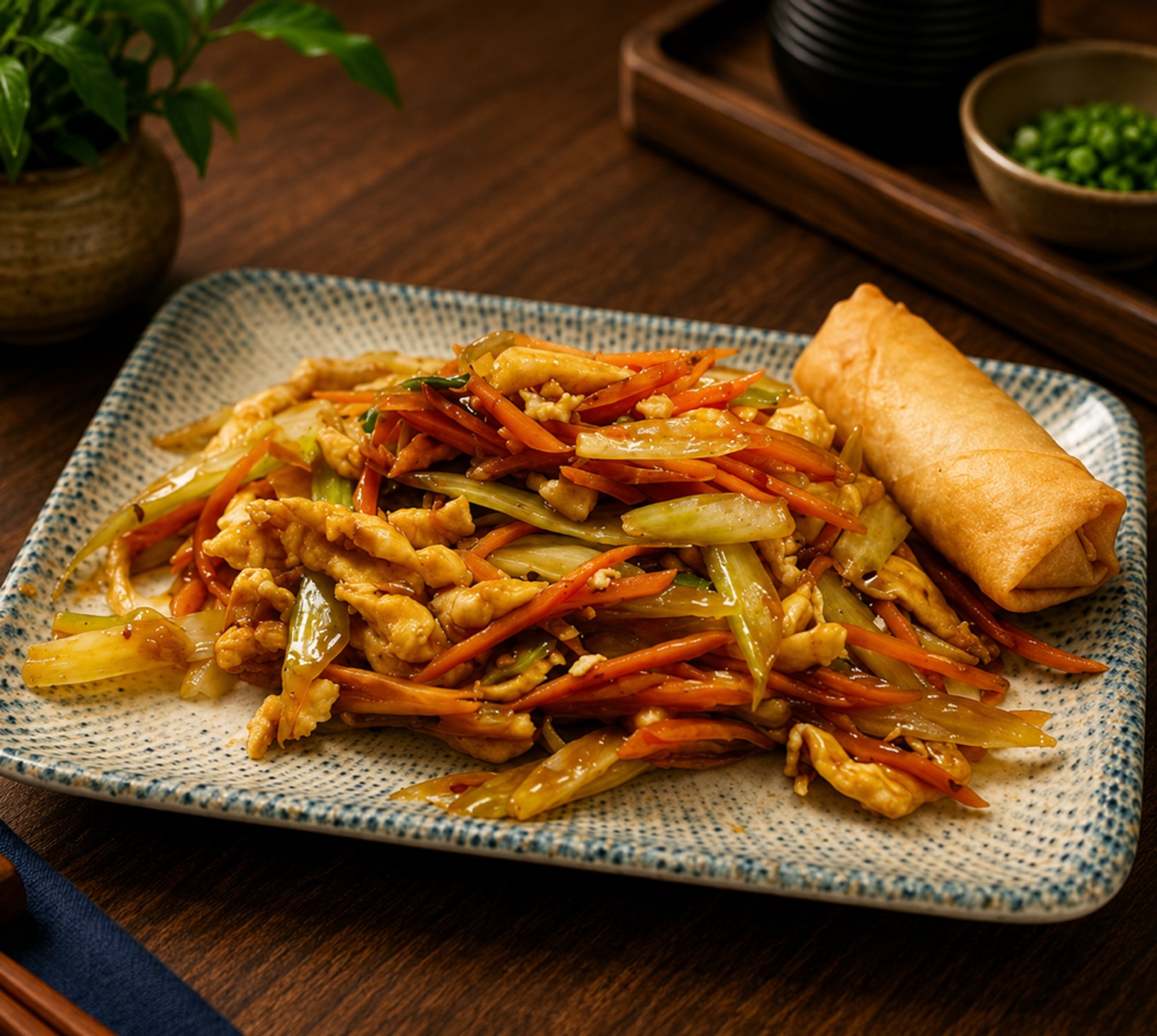 L Chicken Szechuan Style 干烧鸡