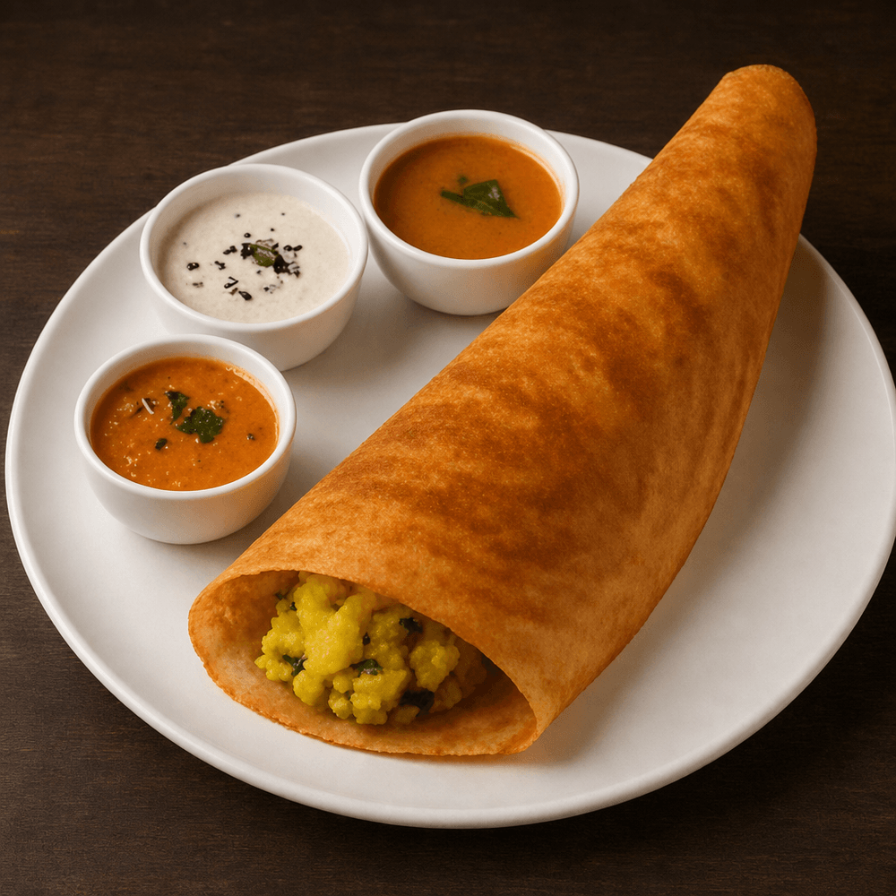 Ghee Roast Masala Dosa