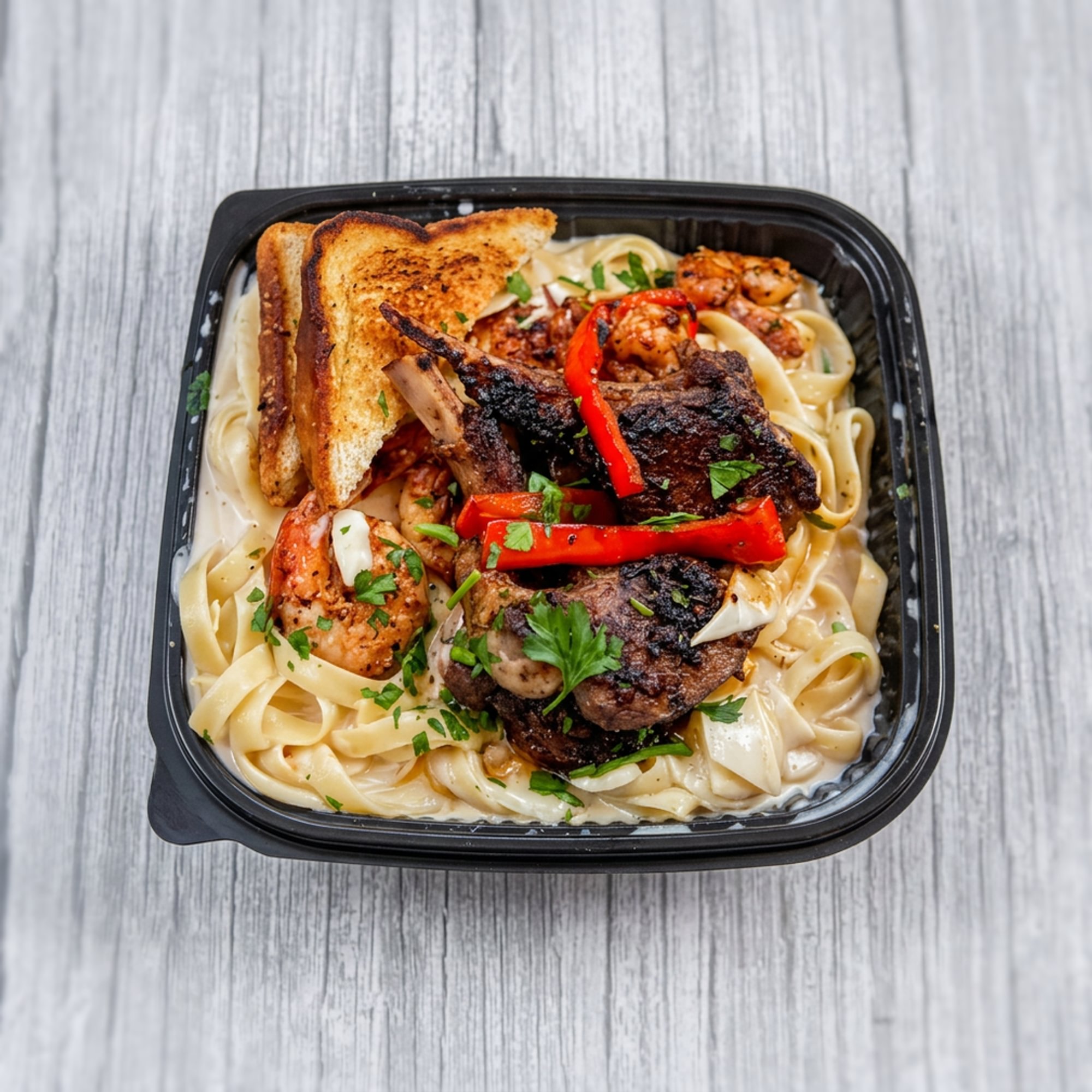 Lamb Chop Alfredo