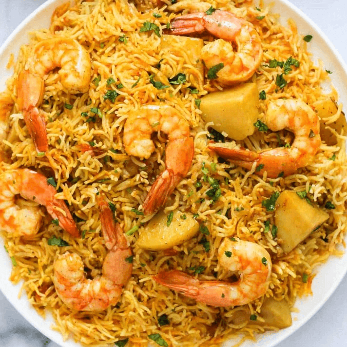 Shrimp Biryani