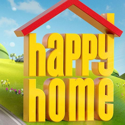 Happy Home Repair Service Logo