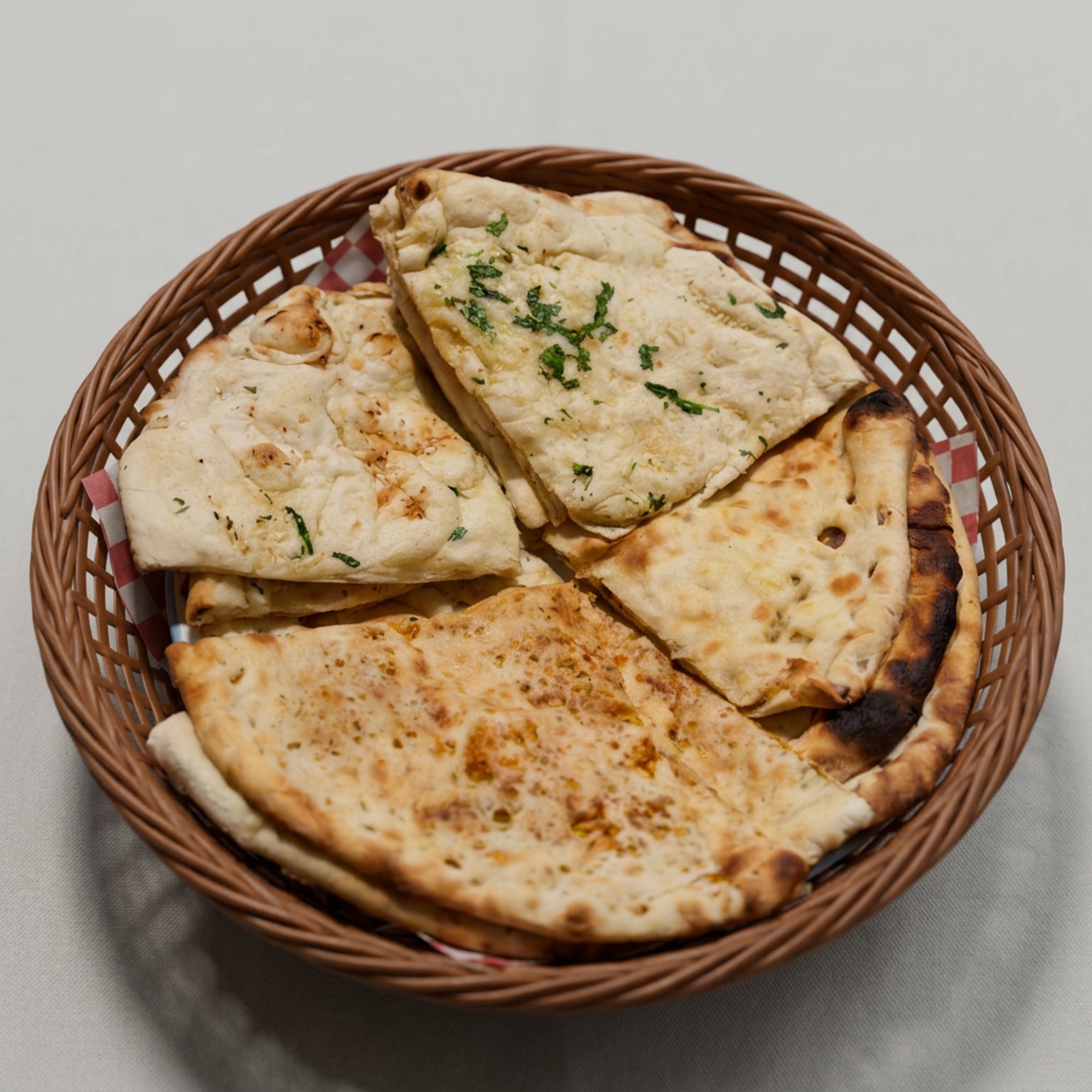 Naan Basket (Assortment of 4 type of Naans)