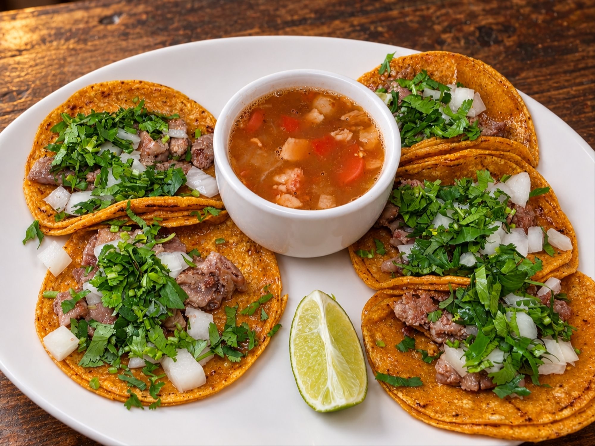 Combo St Tacos 5 Tripa