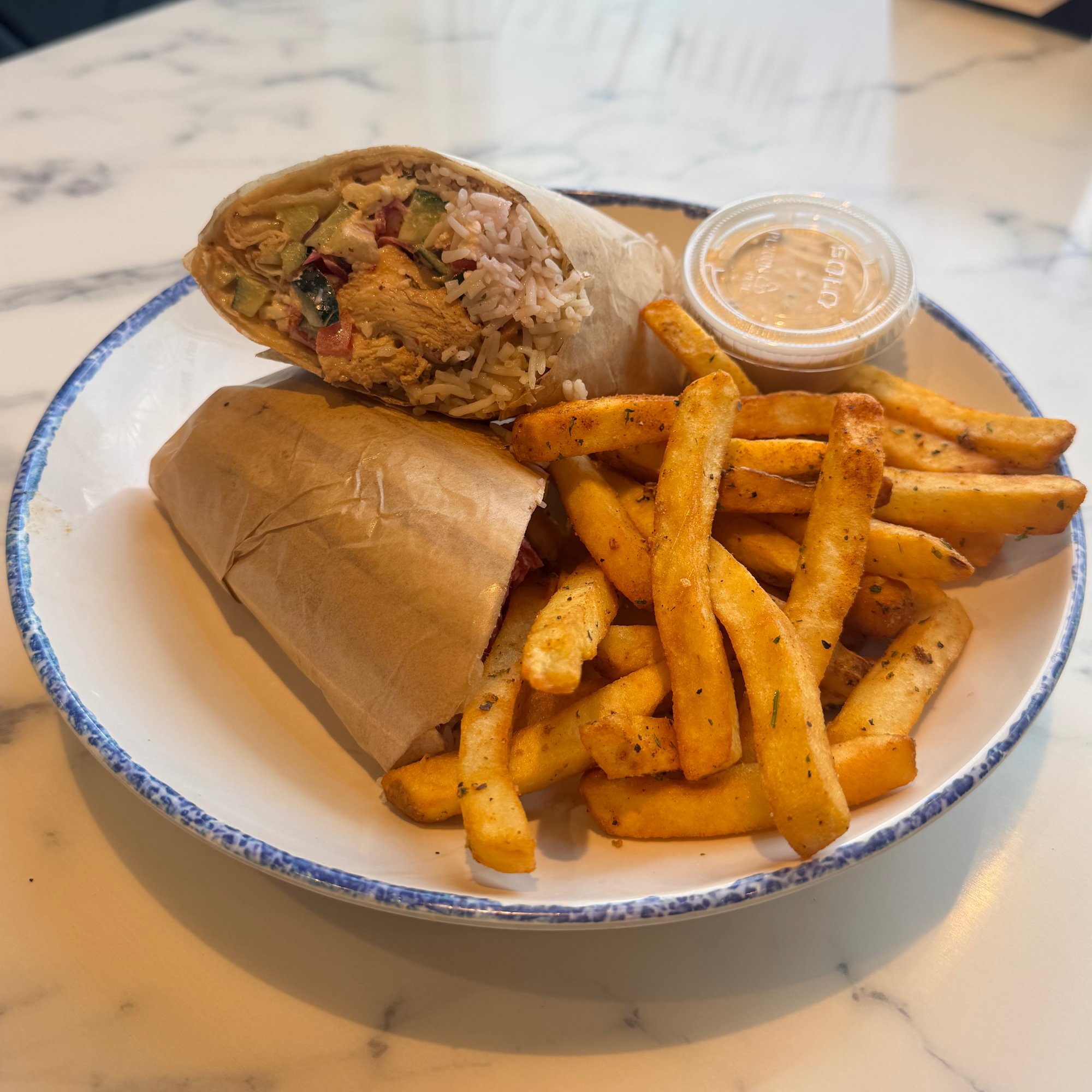 Chicken Kabob Wrap