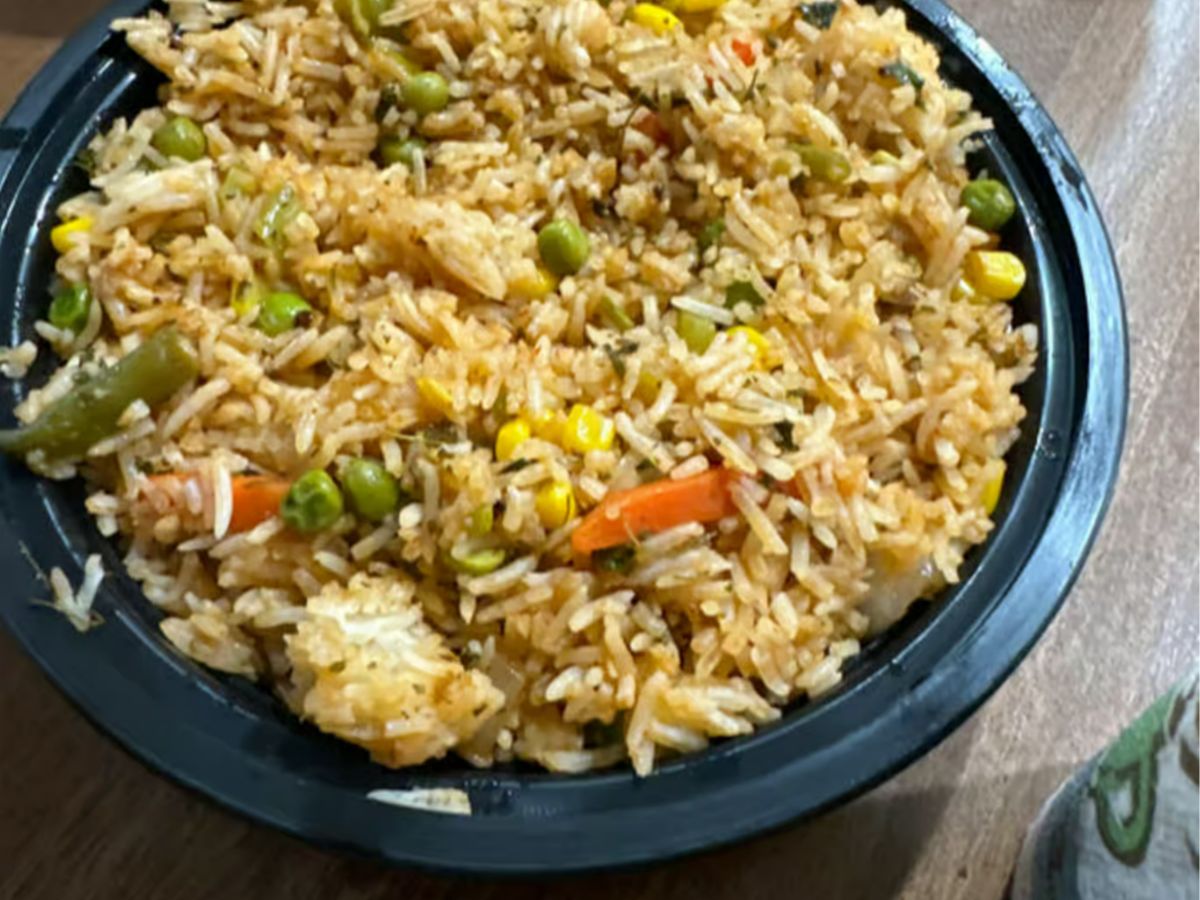 3. Vegetable Fried Rice