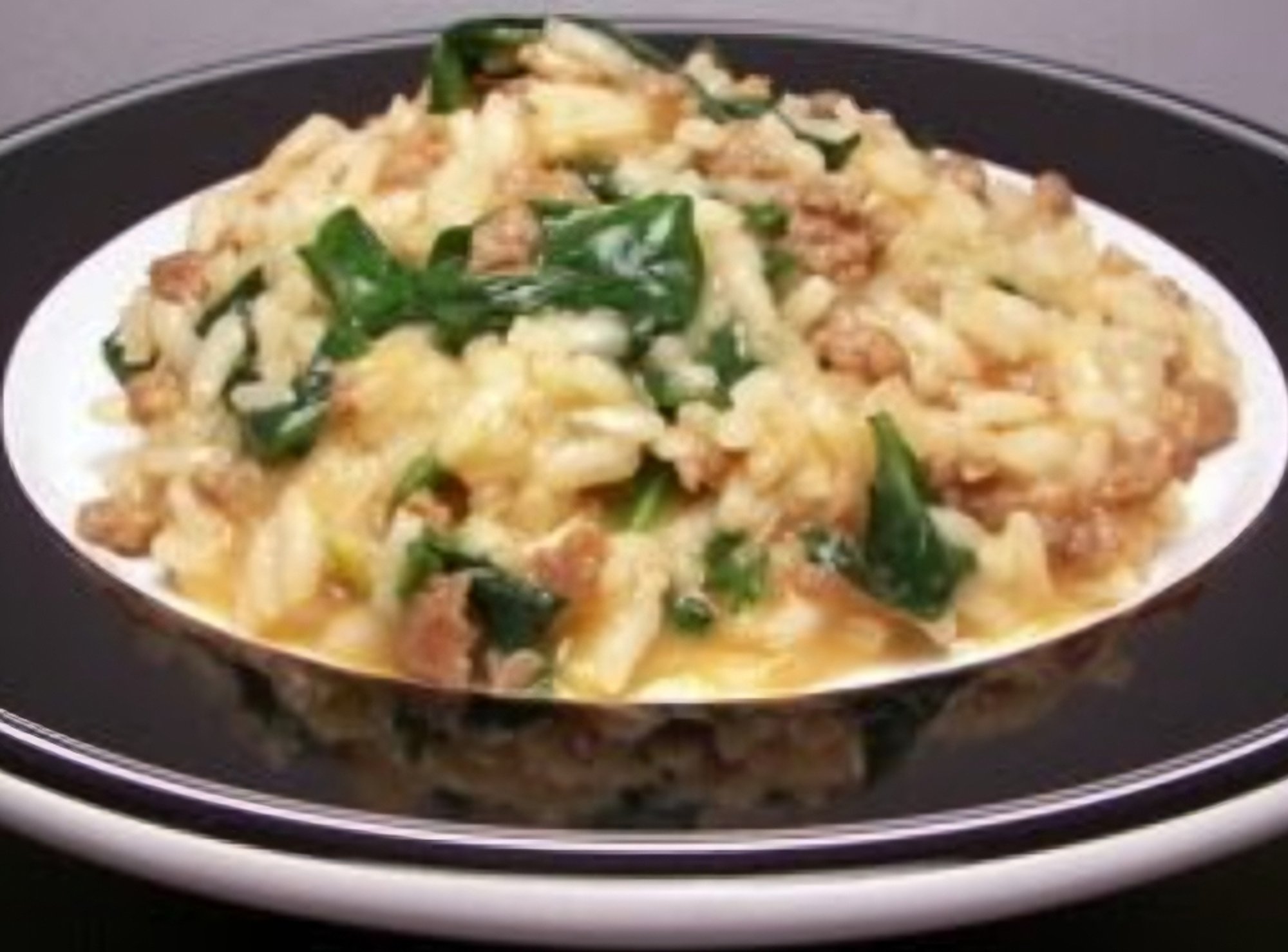 Sausage & Arugula Risotto