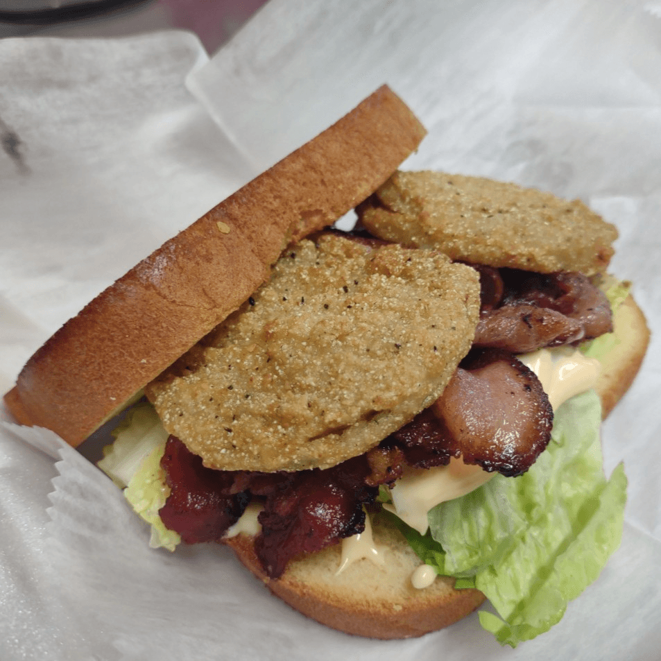Fried Green BLT with Fries