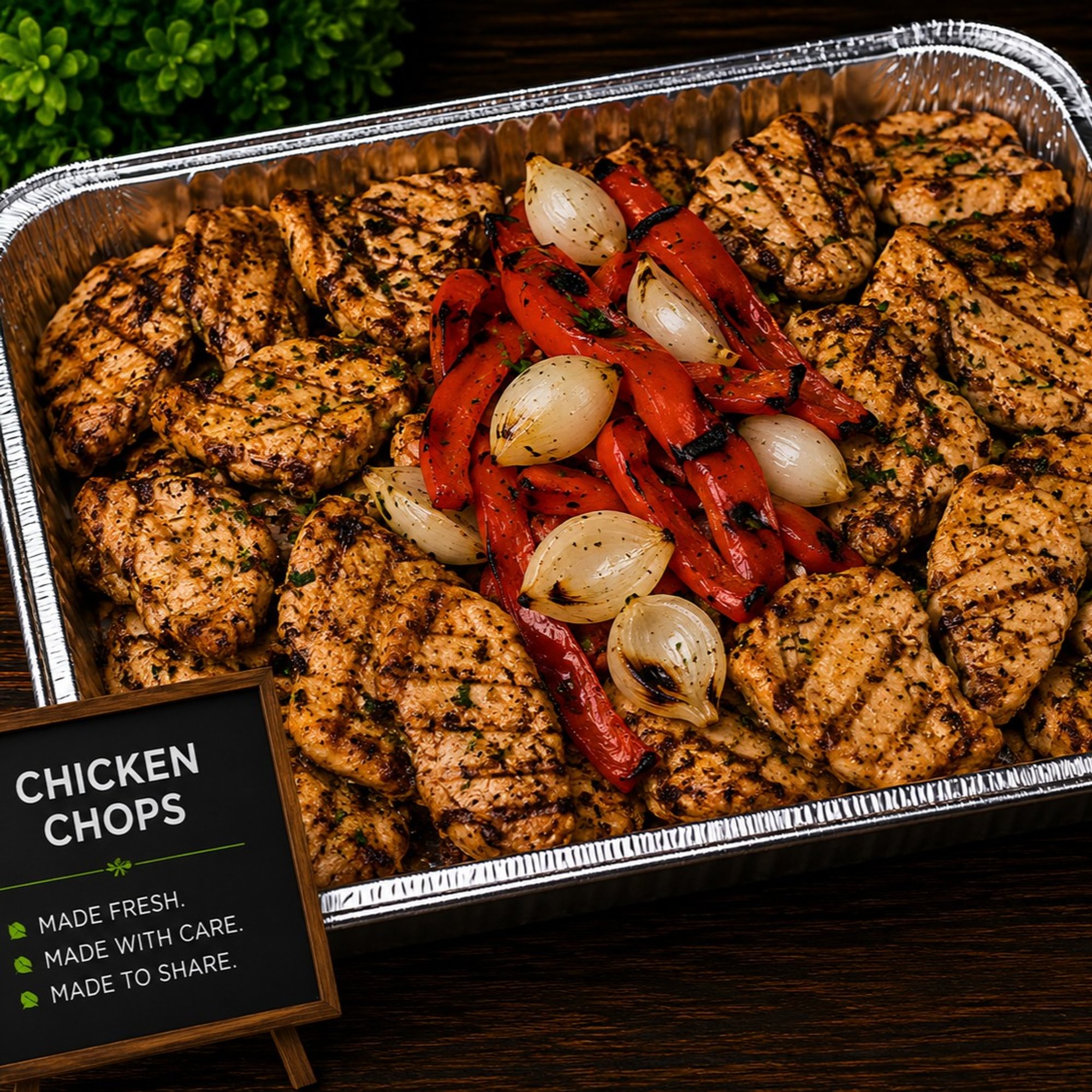 Chicken Chops Tray