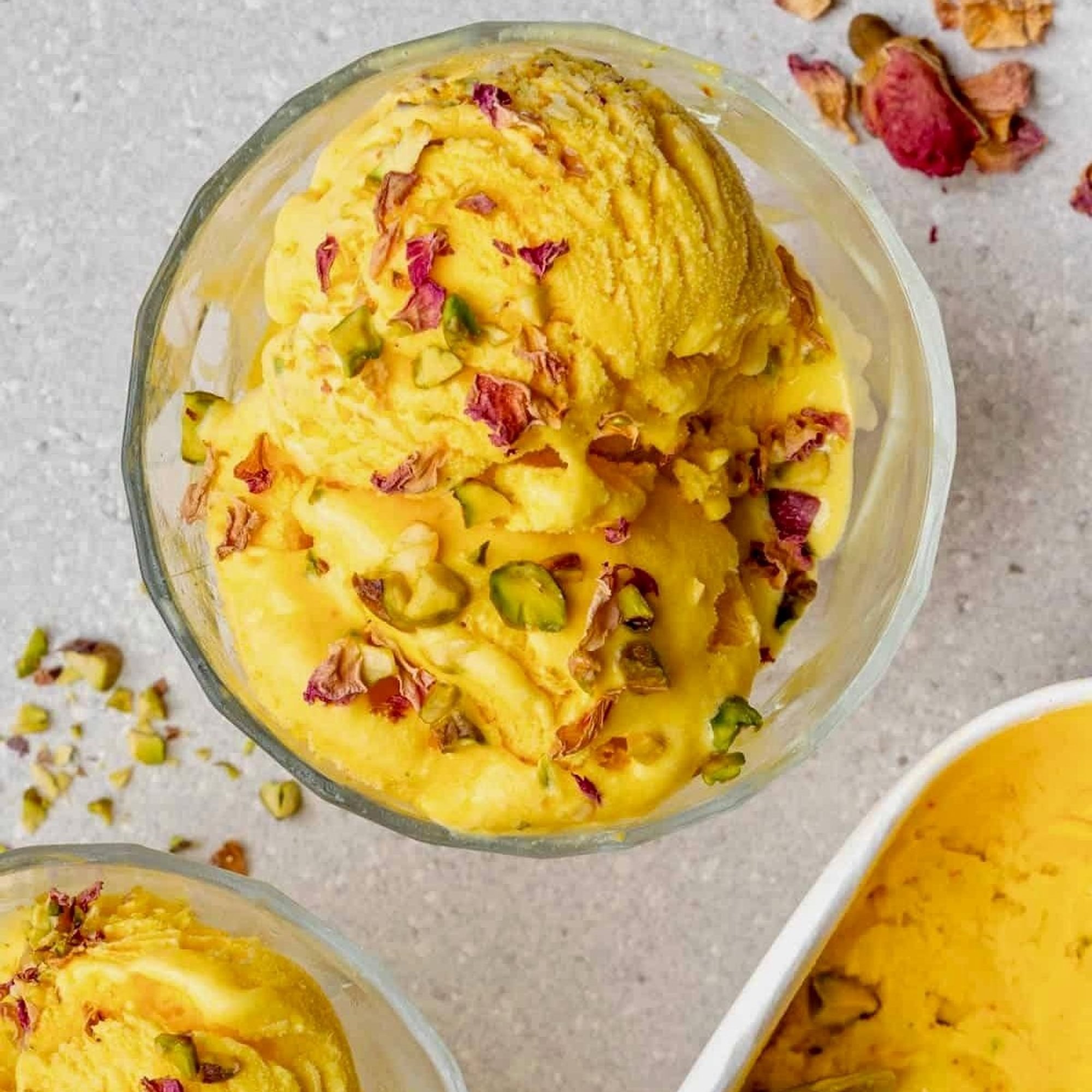 + Saffron Ice Cream