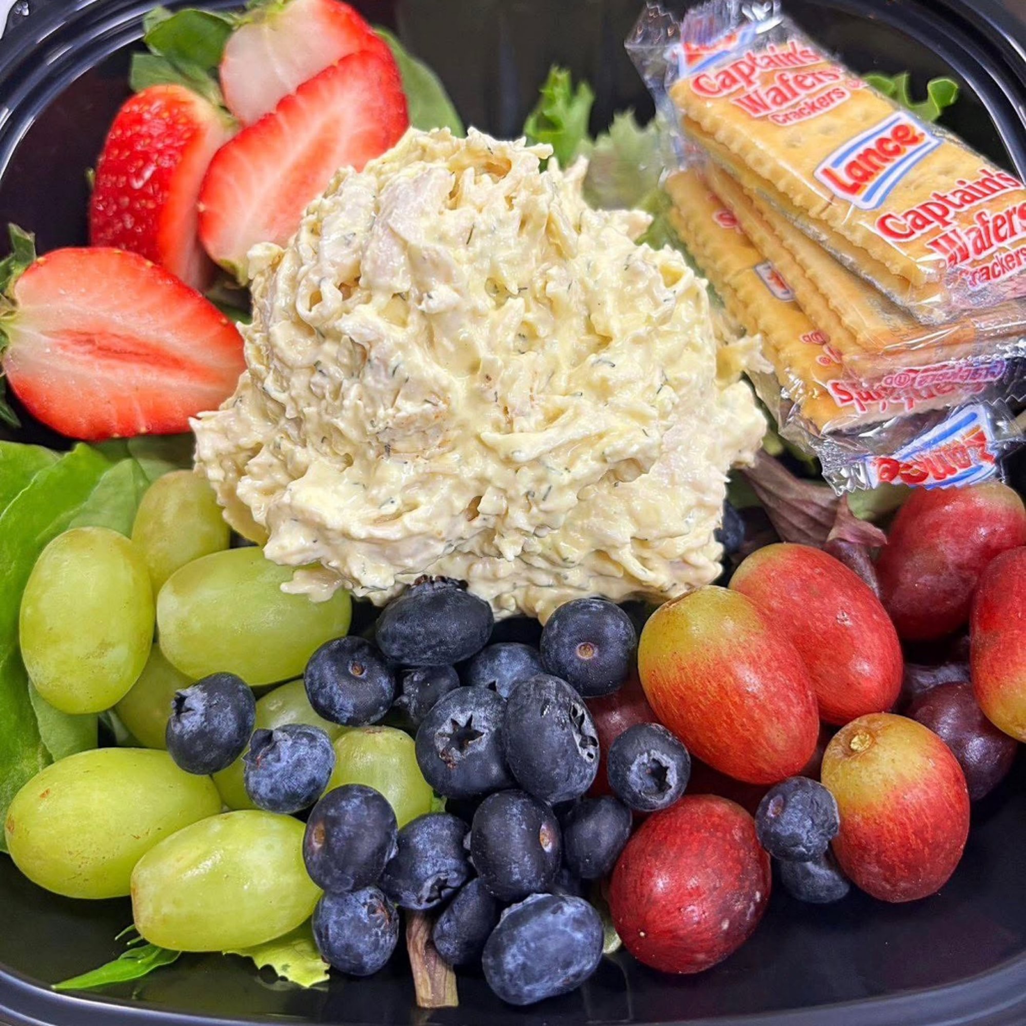 Chicken Salad & Fruit