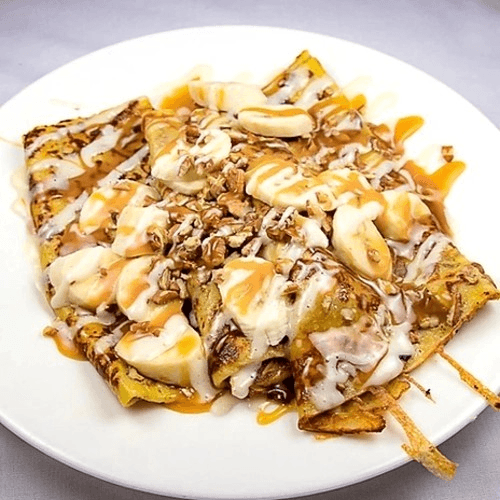 Banana Caramel Crepe