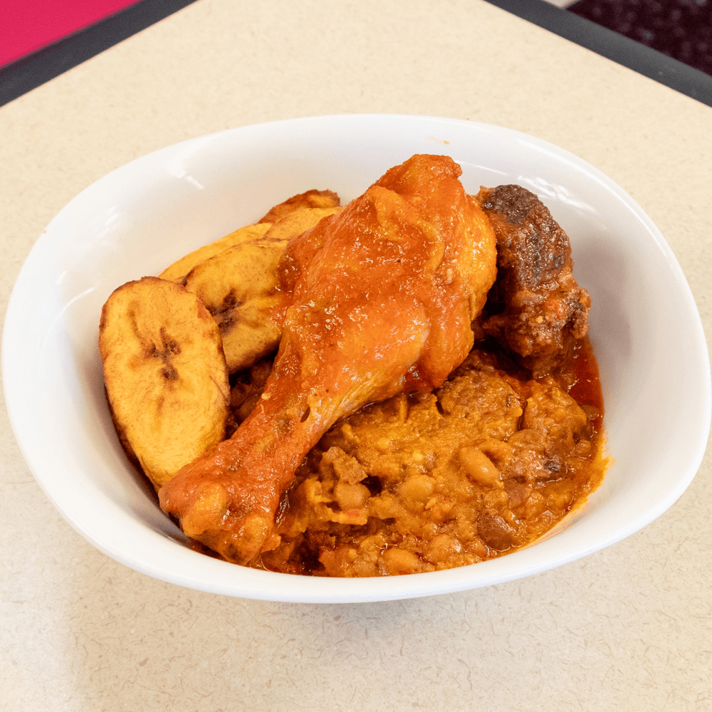 Beans with Plantain