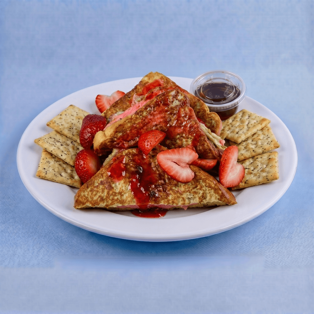 Strawberry Cheesecake Stuffed French Toast