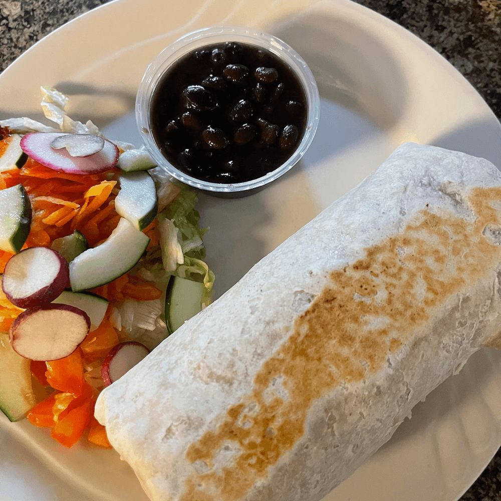 Shredded Chicken Burrito