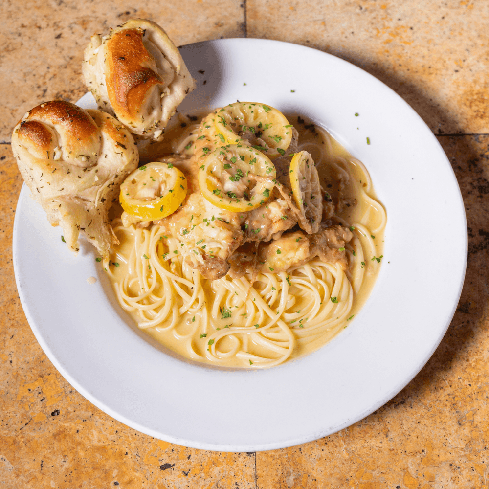 Chicken or Shrimp Francaise