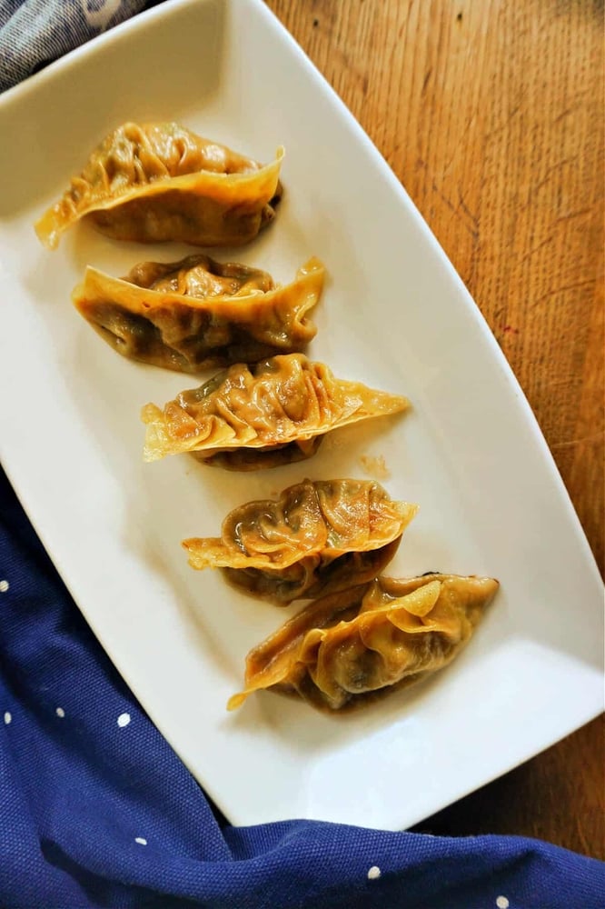 Chicken Pot Stickers Pan Fried