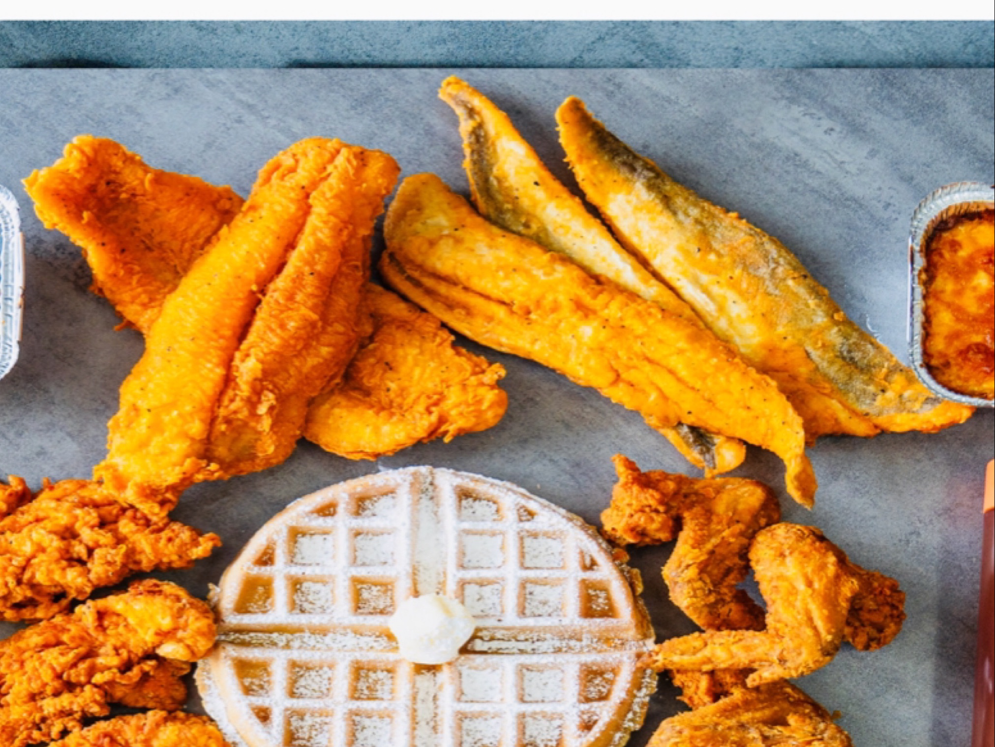 8 Whiting Fish & 2 Waffles
