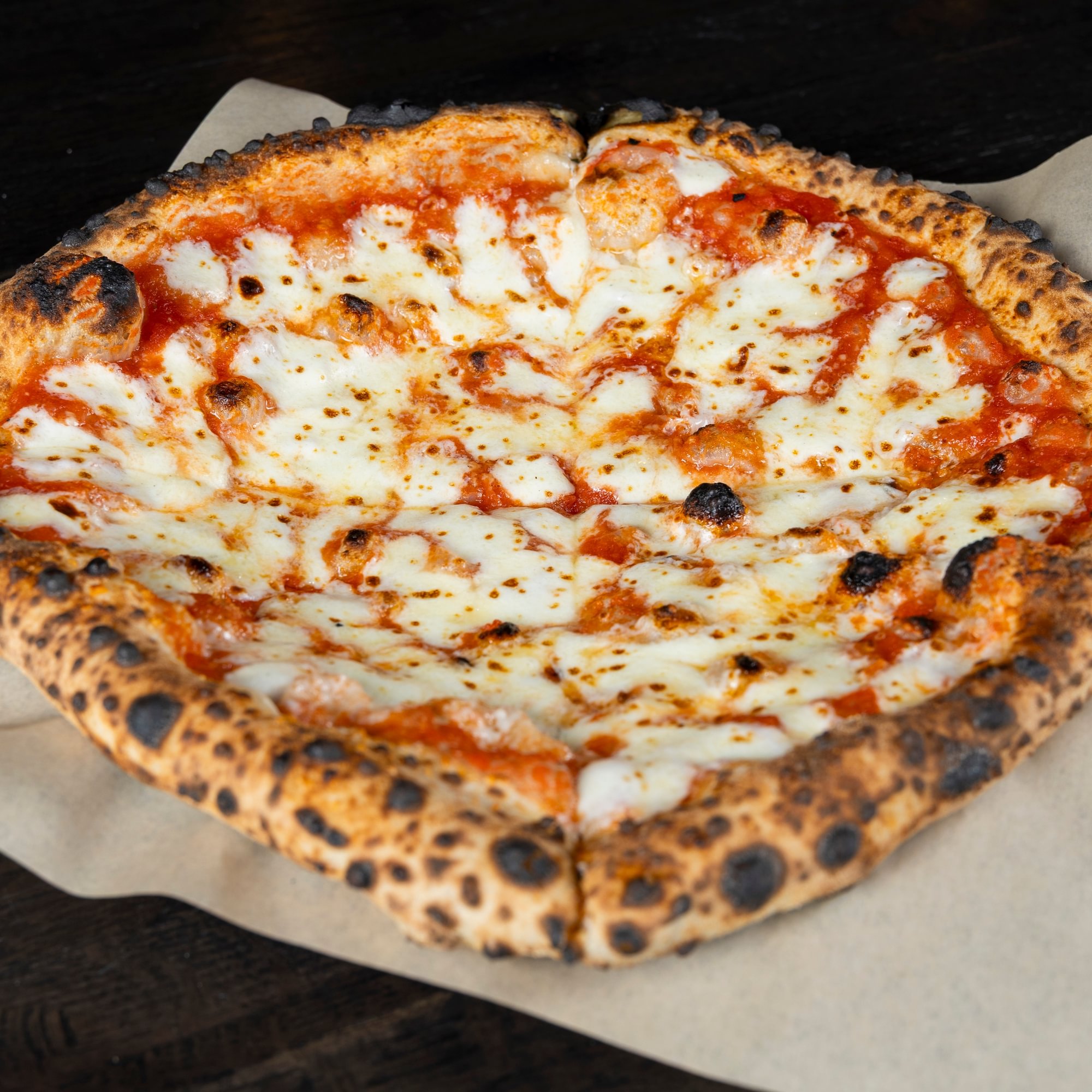 Bare Cheese Pizza
