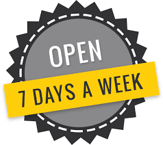 Open 7 Days