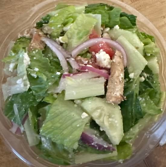 Greek Salad with Avocado & Chicken