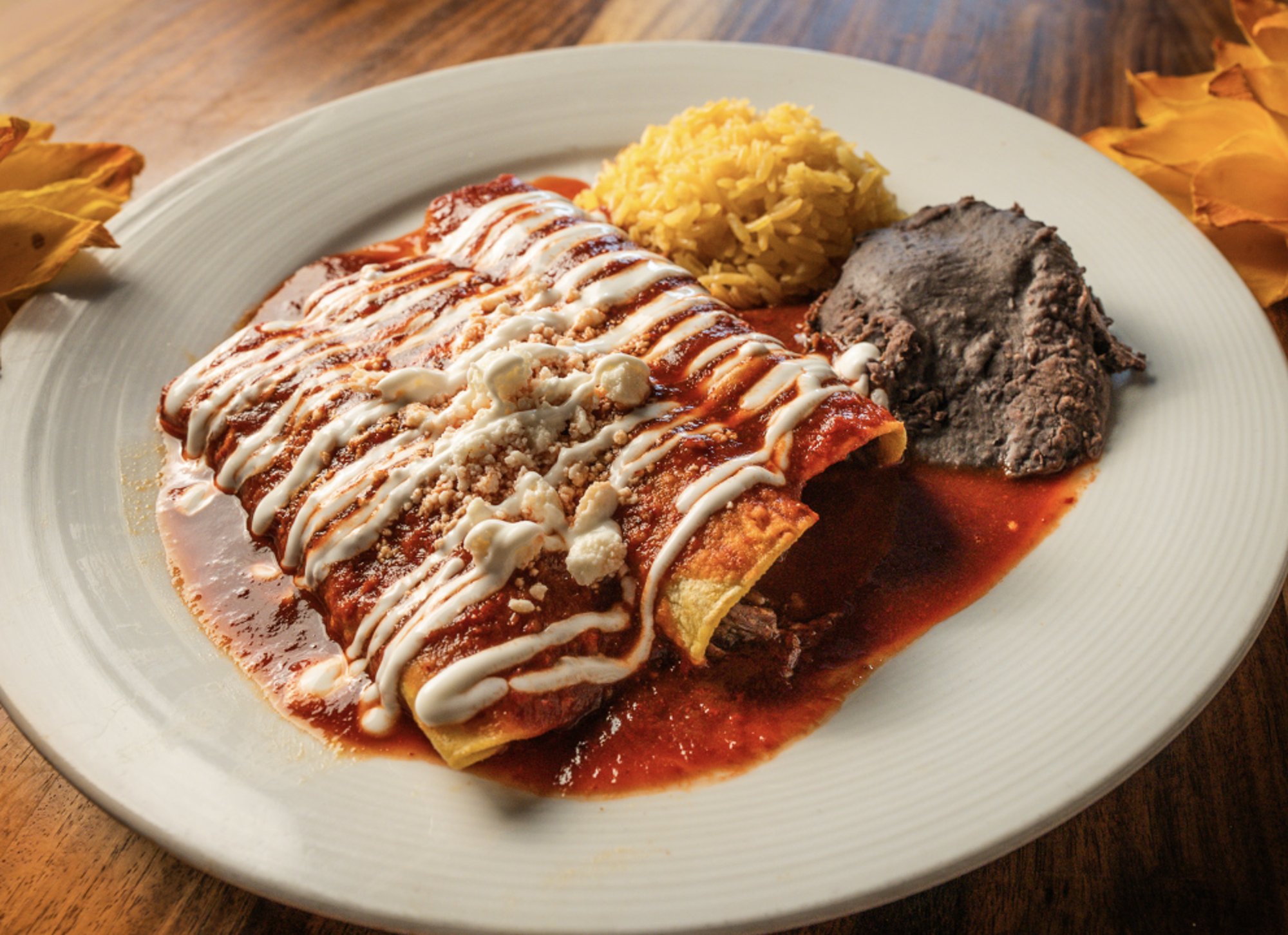 3 Brisket Enchiladas