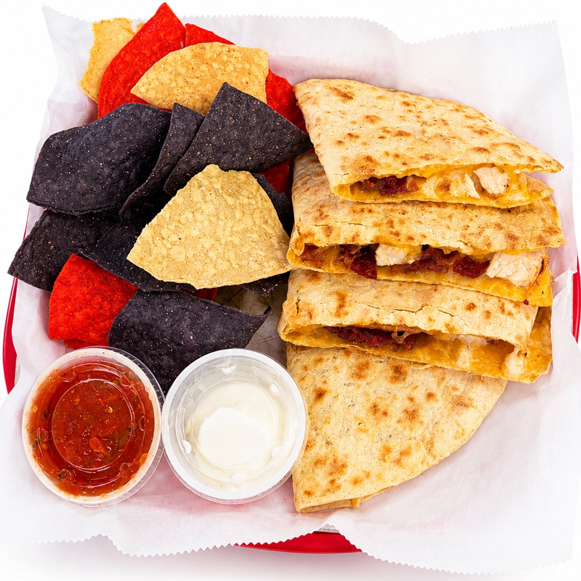 Chicken Bacon Ranch Quesadilla