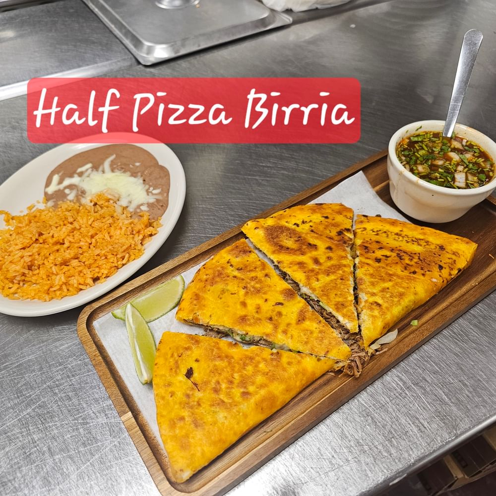 Half Pizza Birria