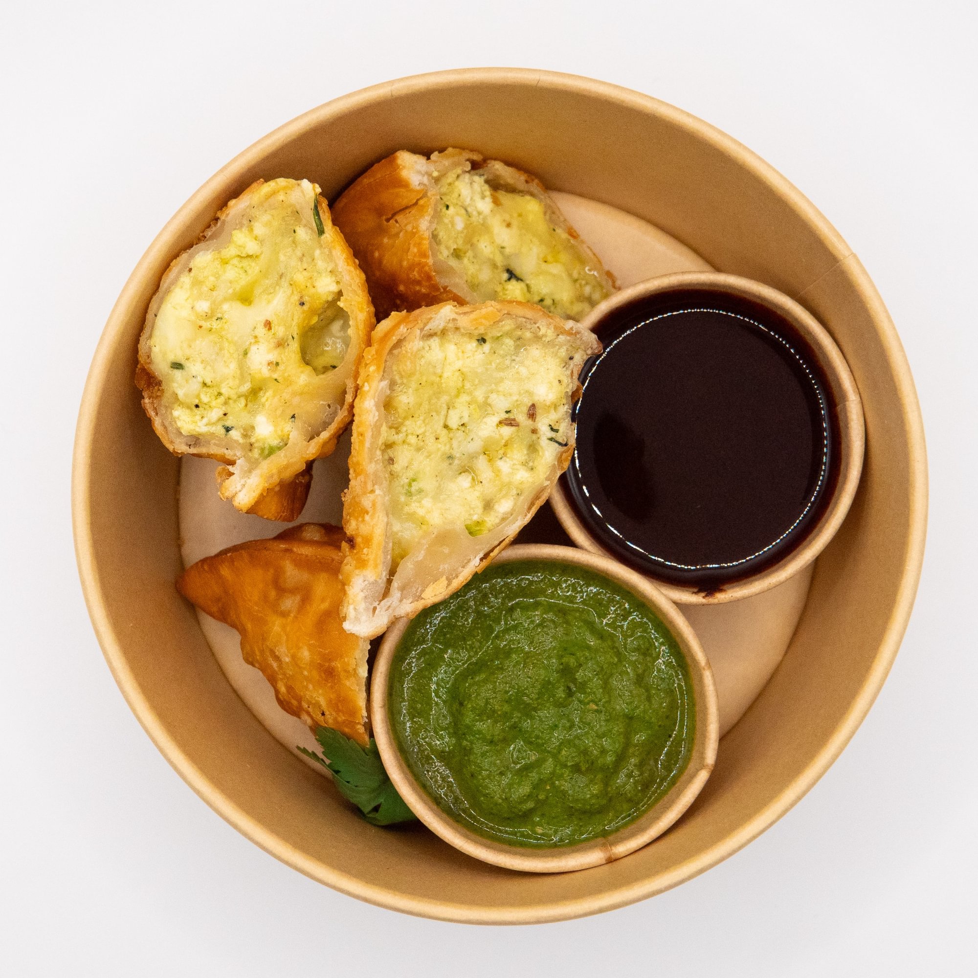 Paneer & Jalapeños Samosas