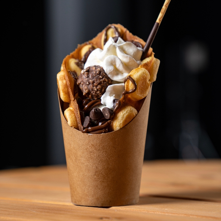 Hazelnut Bubble Waffle