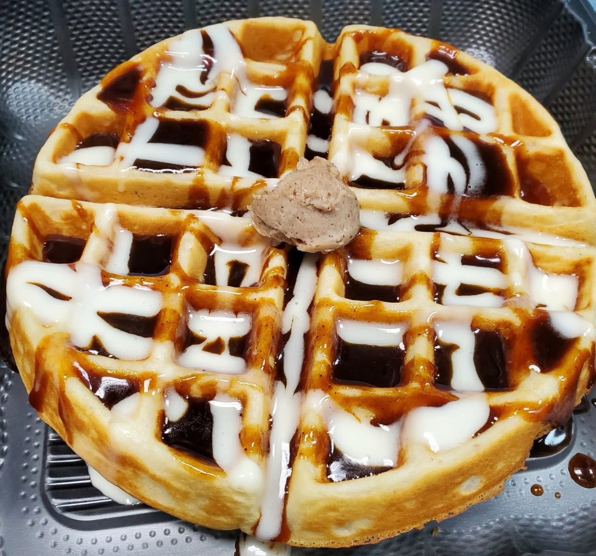 Cinnamon Roll Belgian Waffle