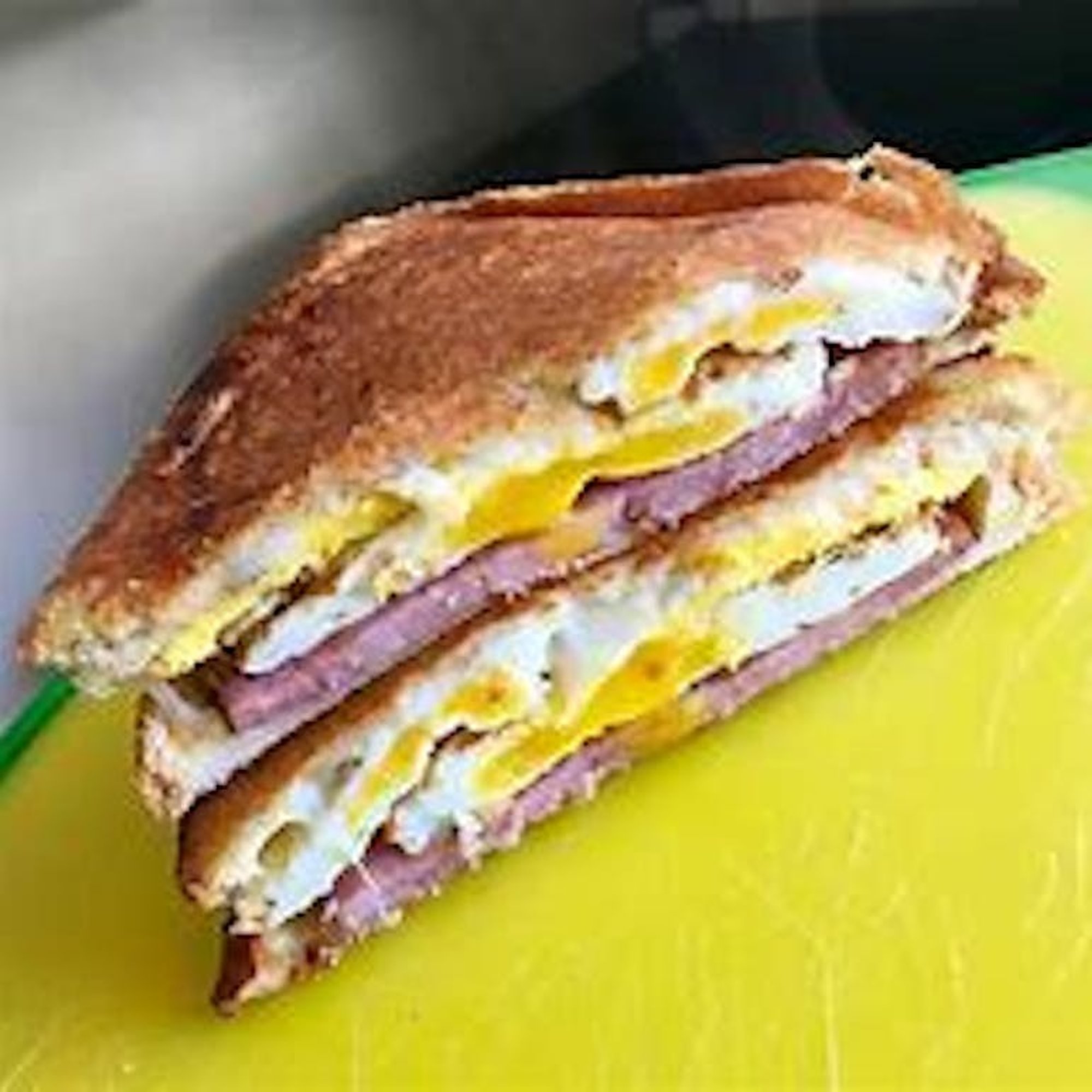 Ham, Egg and Cheese on Toast