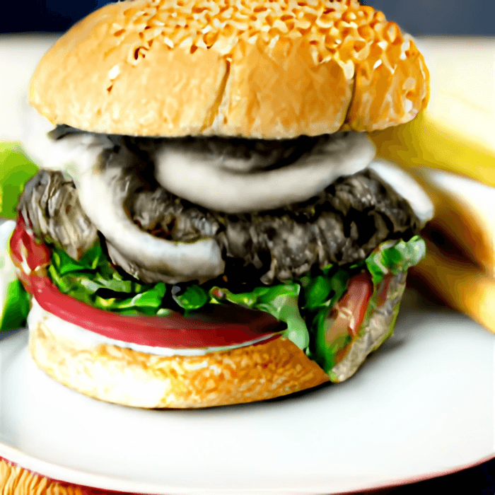 Mushroom & Swiss Burger