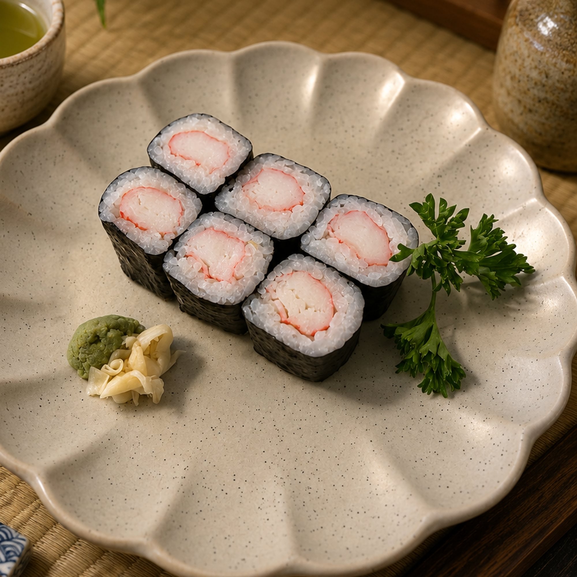 Kani roll (crab stick roll)