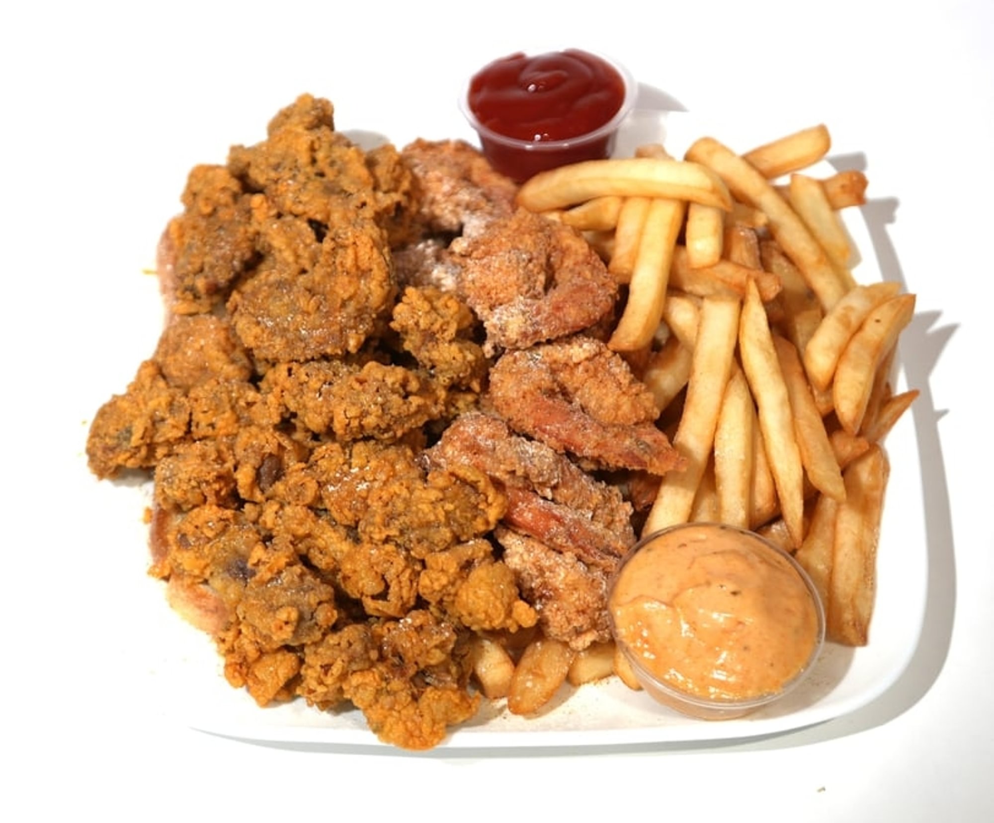 Half Lb Gizzards & Ten Shrimp