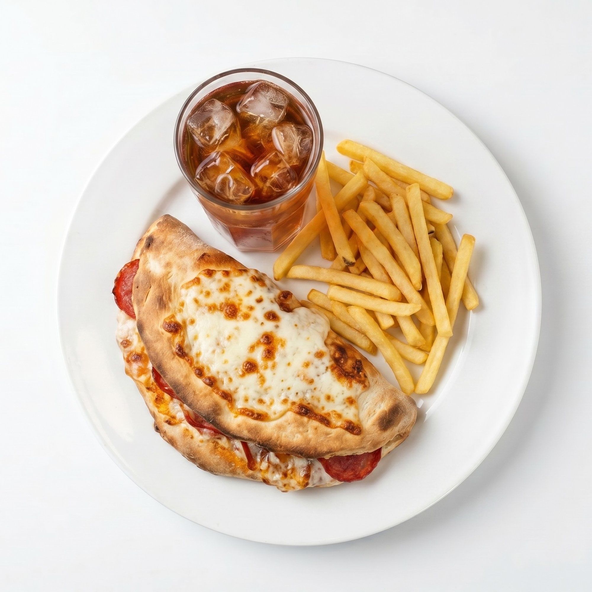 4 Item Pizza Grinder & Fries Combo