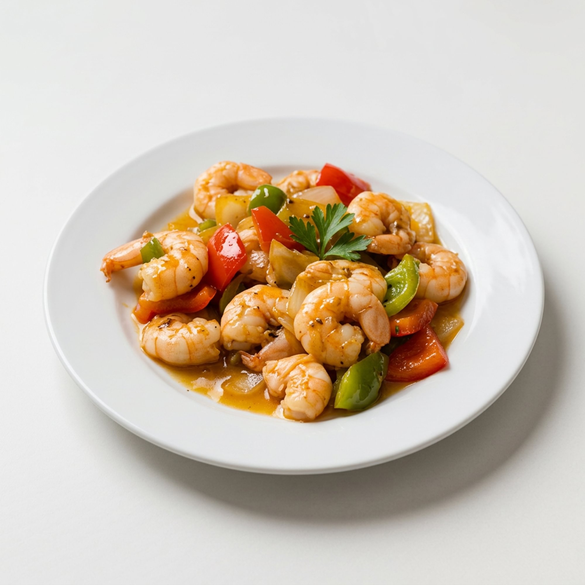 6 Cooked Shrimp