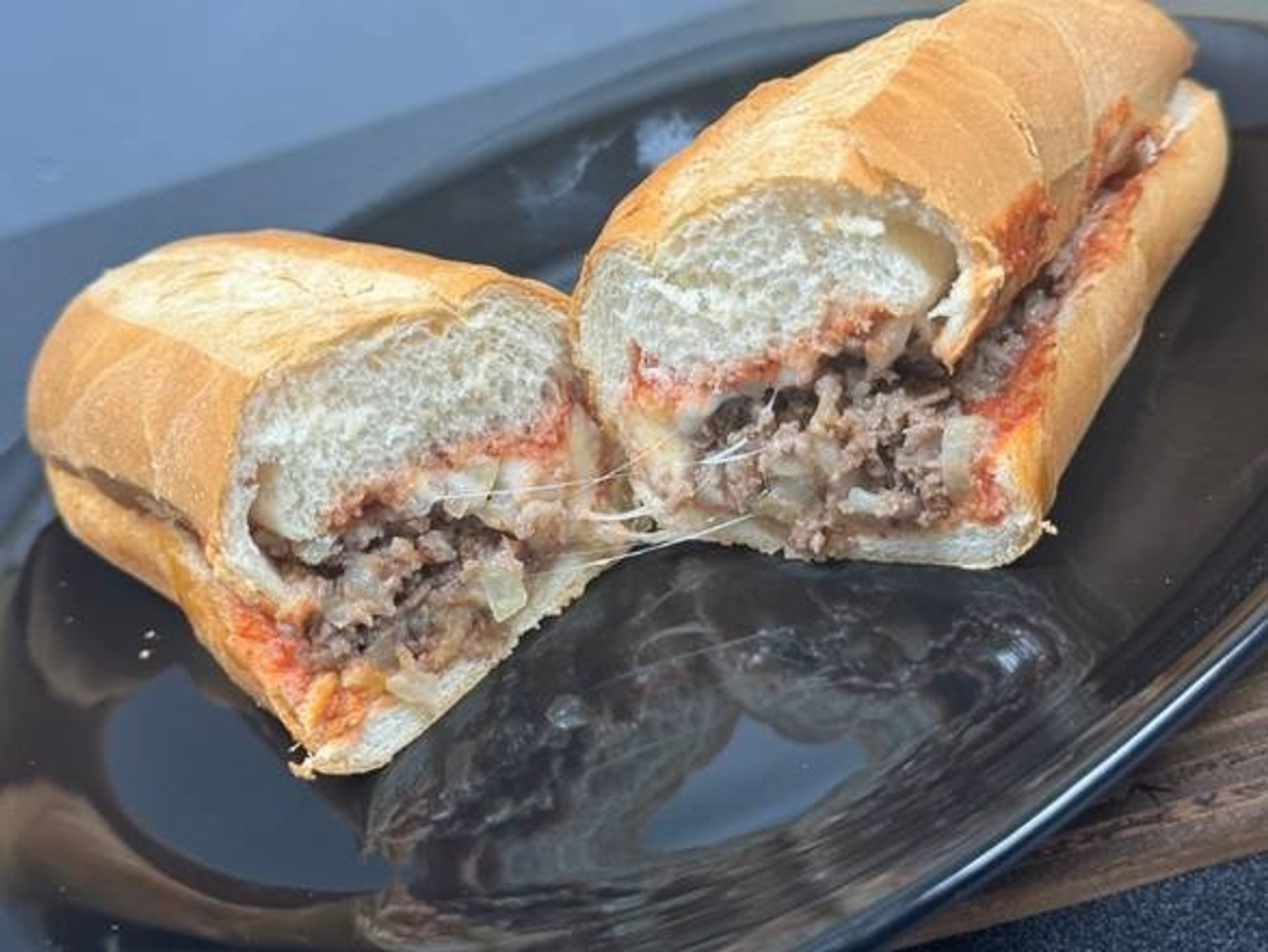 Pizza Steak & Cheese Sub