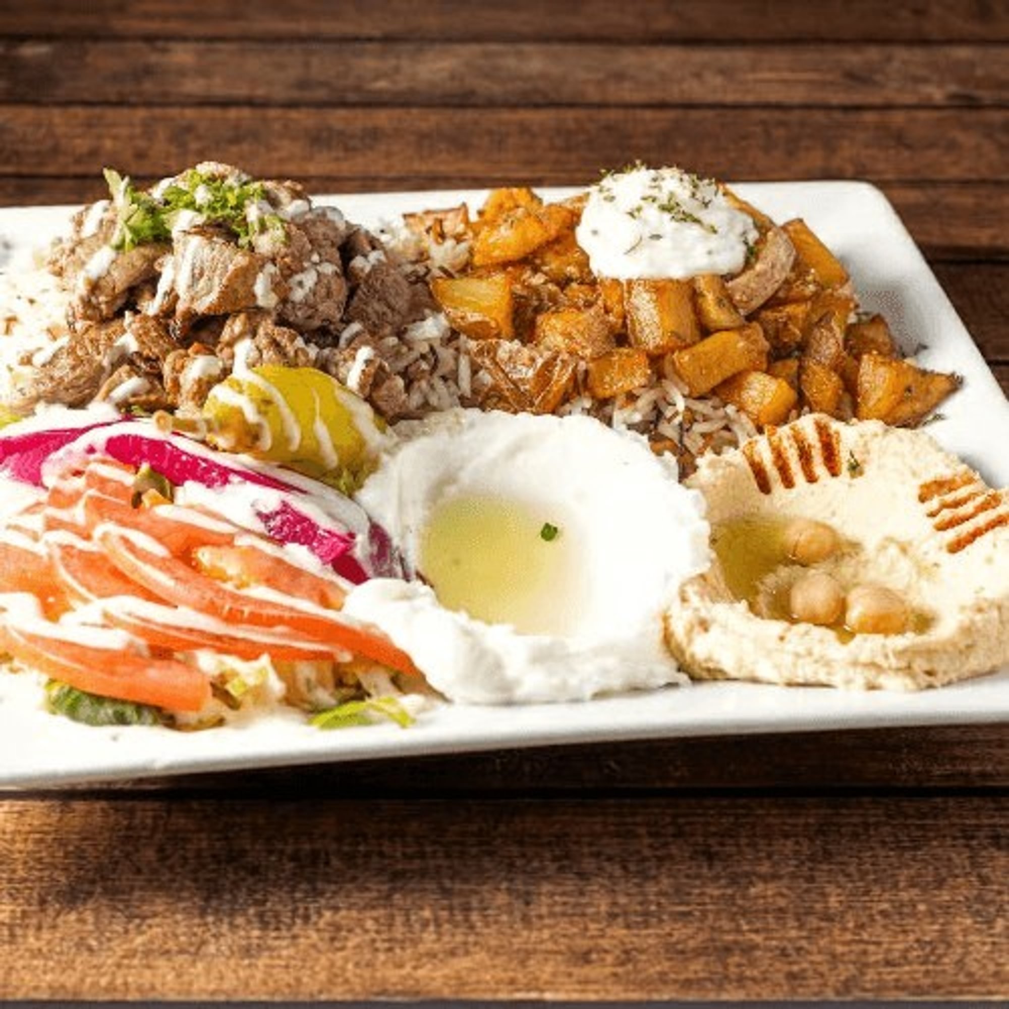 BEEF SHAWARMA PLATTER