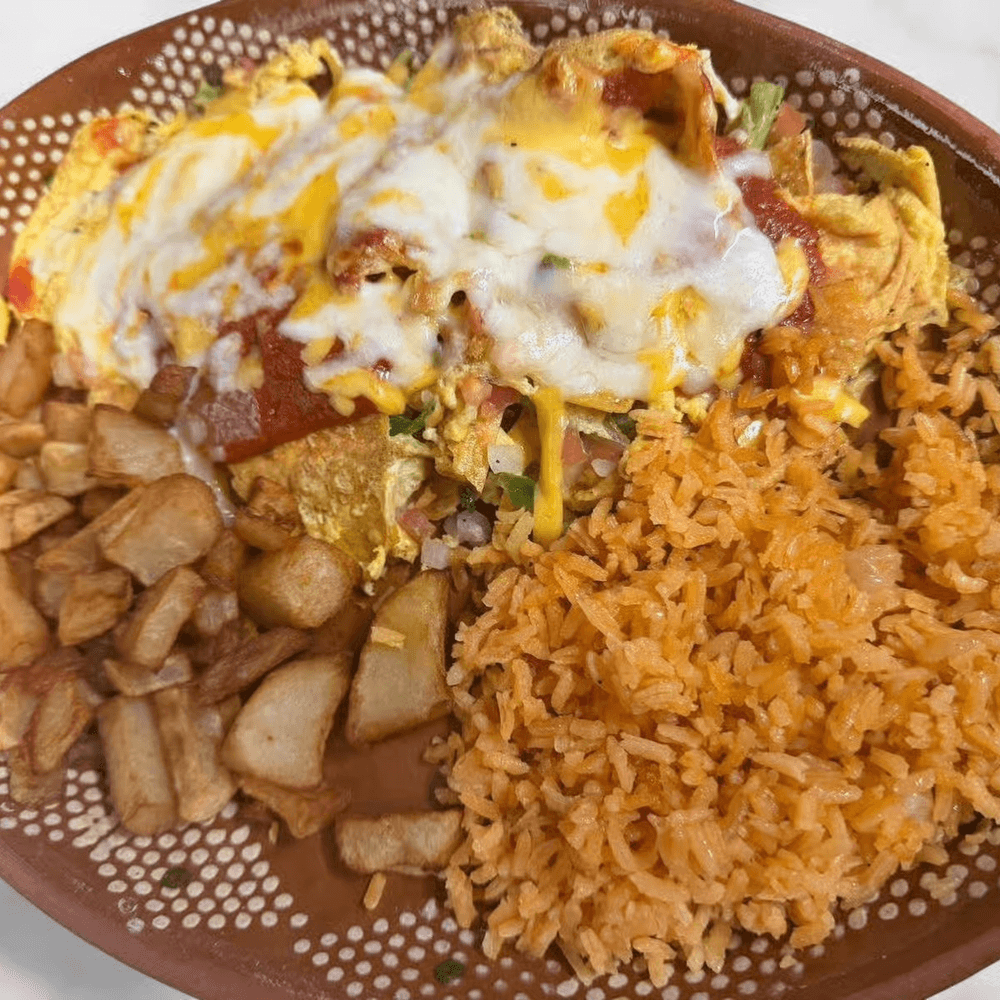 Migas a la Mexicana Plate