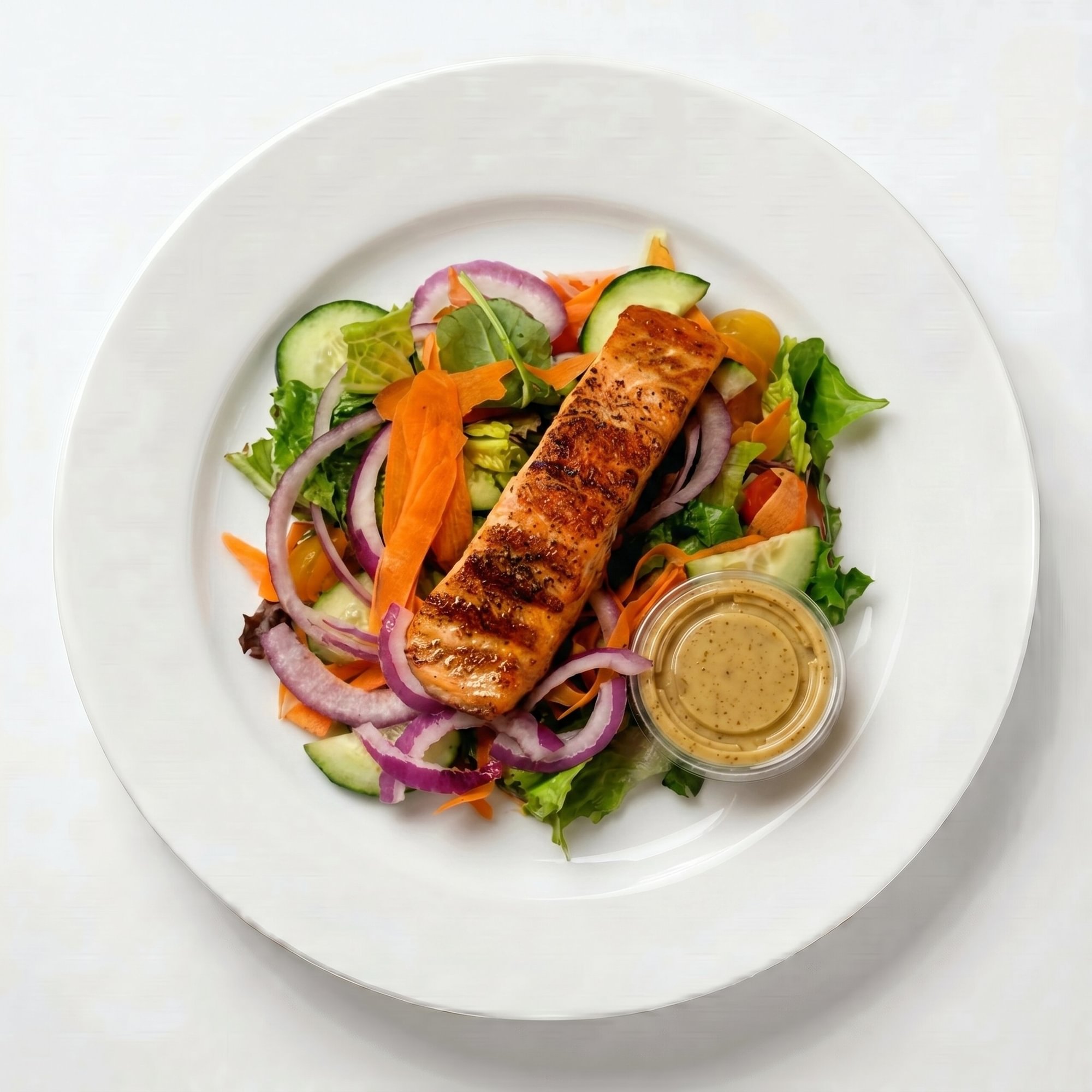 Salmon Asado Salad
